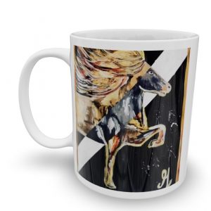 Tasse Kunstdruck Islandpferd