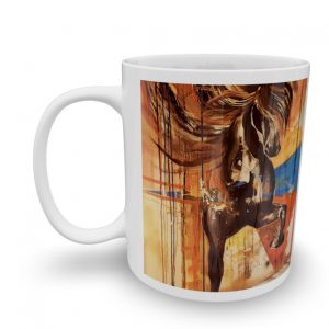 Tasse Kunstdruck Islandpferd
