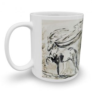 Tasse Kunstdruck Islandpferd
