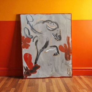 Original Wandbild Kleinformat