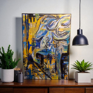 Original Wandbild Islandpferd