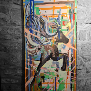 Original Wandbild Islandpferd