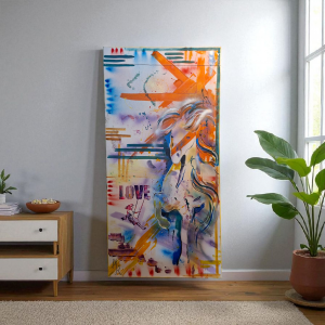 Original Wandbild Isländer