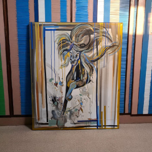 Original Wandbild Isländer