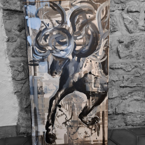 Original Wandbild Isländer