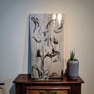 Original Wandbild Isländer