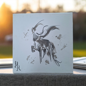 Original Wandbild Kleinformat