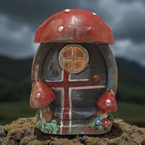 Weihnachtswichtel inklusive Häuschen