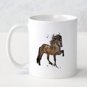 Tasse Kunstdruck Islandpferd