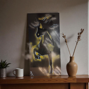 Wandbild Islandpferd Aluverbundplatte