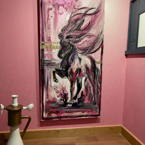 Islandpferd Bild auf Leinwand